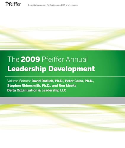 Stock image for The 2009 Pfeiffer Annual: Leadership Development (J-B US non-Franchise Leadership) for sale by GF Books, Inc.