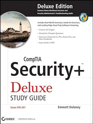 Imagen de archivo de CompTIA Security+ Deluxe Study Guide: SY0-201 a la venta por BookHolders