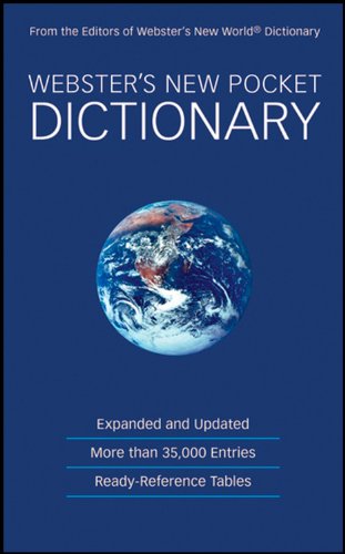 Imagen de archivo de Webster's New Pocket Dictionary a la venta por ThriftBooks-Atlanta