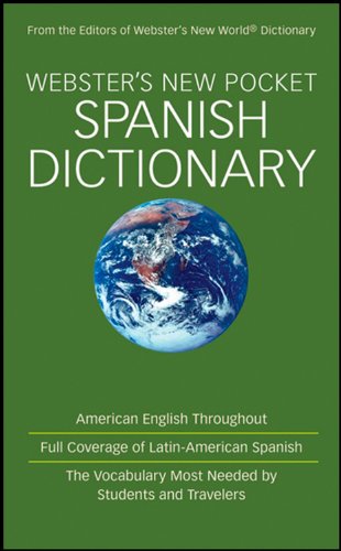 Beispielbild fr Webster's New Pocket Spanish Dictionary zum Verkauf von Wonder Book