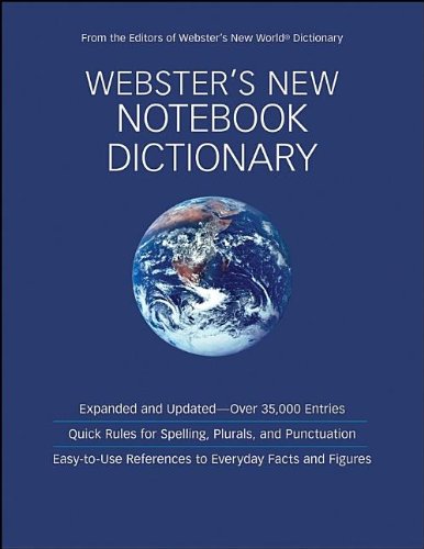 9780470373309: Webster's New Notebook Dictionary, Target Edition