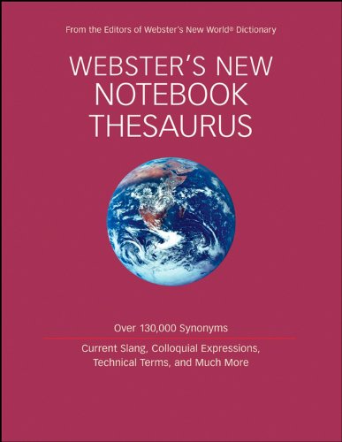 Beispielbild fr Webster's New Thesaurus Notebook zum Verkauf von Wonder Book