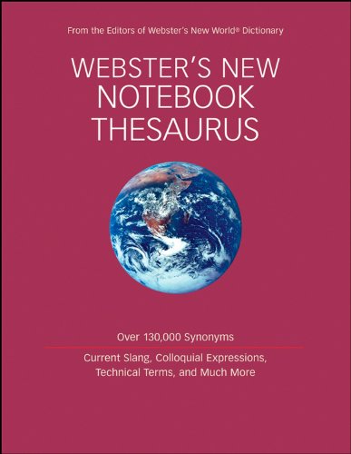 Imagen de archivo de Webster's New Thesaurus Notebook a la venta por Wonder Book
