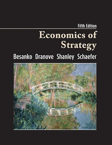 9780470373606: Economics of Strategy