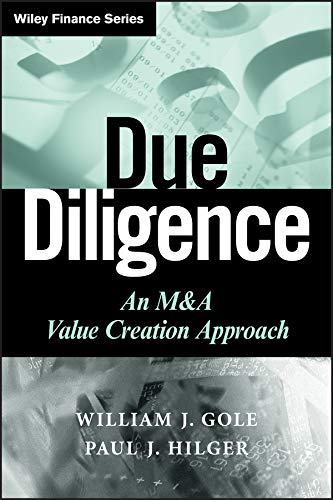9780470375907: Due Diligence: An M&A Value Creation Approach: 476 (Wiley Finance)