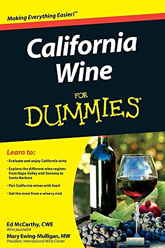 Imagen de archivo de California Wine for Dummies a la venta por Better World Books