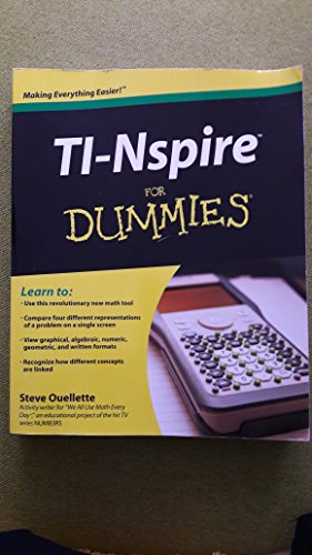 TI-Nspire For Dummies - Steve Ouellette