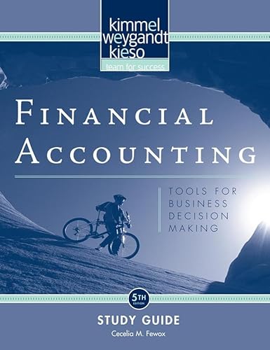 Stock image for Financial Accounting, Study Guide: Tools for Business Decision Making for sale by HPB-Red