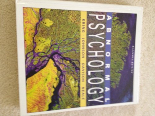 Abnormal Psychology (9780470380086) by Kring, Ann M.; Johnson, Sheri L.; Davison, Gerald C.; Neale, John M.