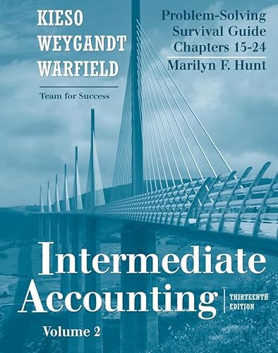 9780470380581: Intermediate Accounting: Problem Solving Survival Guide : Chapters 15-24
