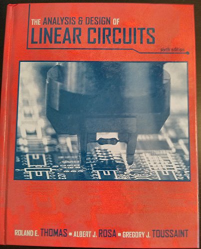 Beispielbild fr The Analysis and Design of Linear Circuits zum Verkauf von SecondSale