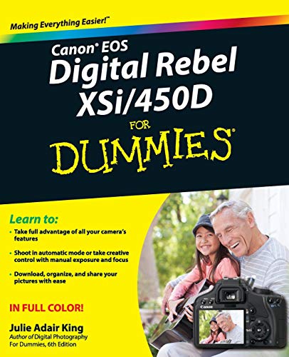 Imagen de archivo de Canon EOS Digital Rebel XSi/450D for Dummies a la venta por Better World Books