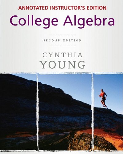 Stock image for College Algebra, Annotated Instructor's Edition for sale by Pieuler Store