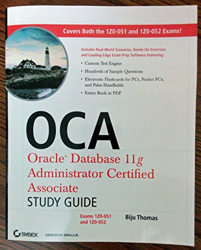 Imagen de archivo de Oracle Database 11g Administrator Certified Associate : Questions, Answers and Explanation a la venta por Better World Books