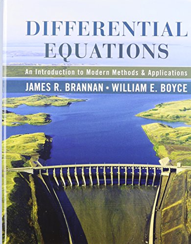 Differential Equations: An Introduction to Modern Methods and Applications 1st Edition with Student Solutions Manual Set (9780470396766) by Brannan, James R.