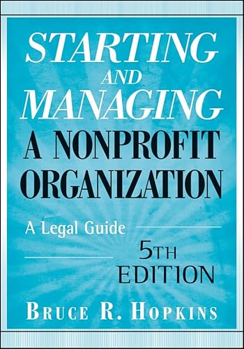 Beispielbild fr Starting and Managing a Nonprofit Organization: A Legal Guide zum Verkauf von ThriftBooks-Atlanta