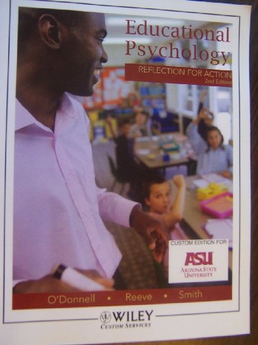 Beispielbild fr Educational Psychology, Reflection for Action zum Verkauf von HPB-Red