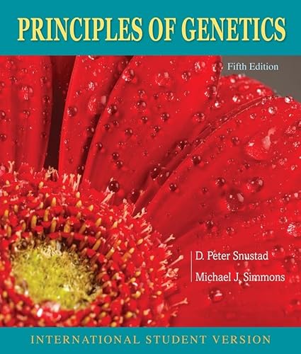 Beispielbild fr Principles of Genetics,5th Edition: International Student Version zum Verkauf von WorldofBooks