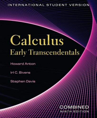 9780470398753: Calculus: Early Transcendentals, International Student Version, Combined 9t