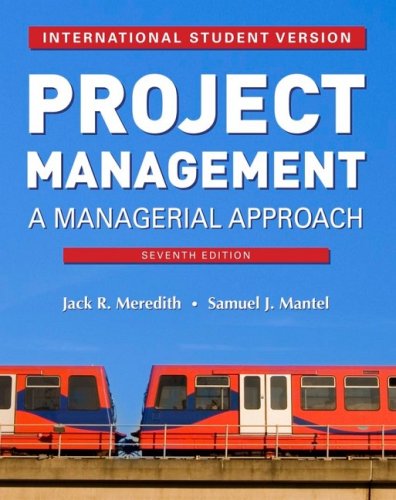 Imagen de archivo de Project Management: A Managerial Approach a la venta por ThriftBooks-Dallas