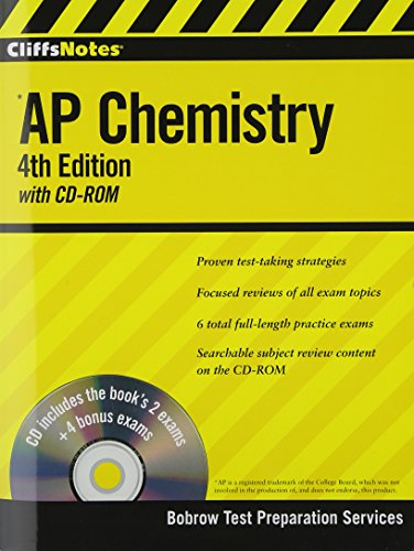 9780470400340: CliffsNotes AP Chemistry with CD-ROM: 4th Edition