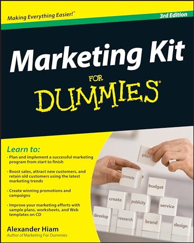 Beispielbild fr Marketing Kit for Dummies zum Verkauf von Better World Books