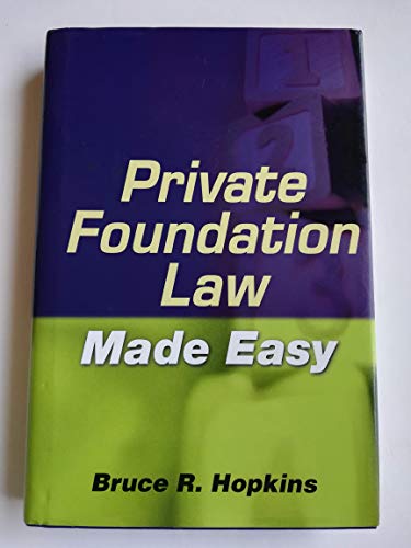 9780470401231: Private Foundation Law Made Easy