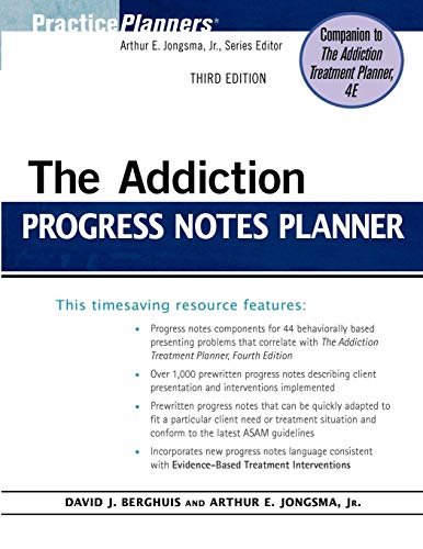Stock image for The Addiction Progress Notes Planner for sale by HPB-Red