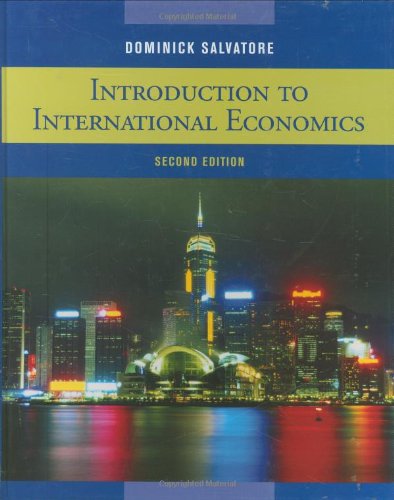 Stock image for Introduction to International Economics for sale by Better World Books