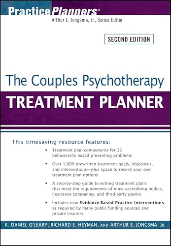 Imagen de archivo de The Couples Psychotherapy Treatment Planner a la venta por HPB-Red