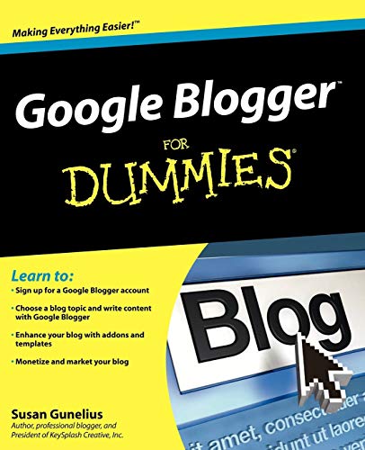 Google Blogger For Dummies