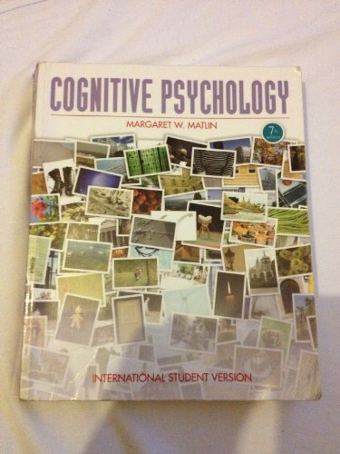 Beispielbild fr Cognitive Psychology zum Verkauf von AwesomeBooks