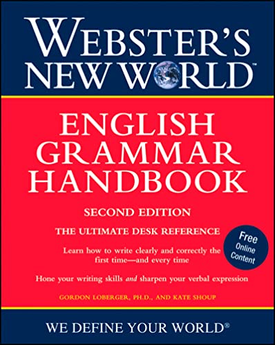 Imagen de archivo de Webster's New World English Grammar Handbook, Second Edition a la venta por Better World Books: West