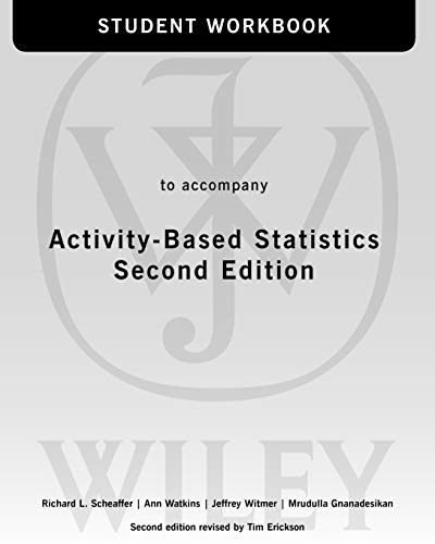 Imagen de archivo de Activity-Based Statistics, 2nd Edition Student Guide a la venta por SecondSale