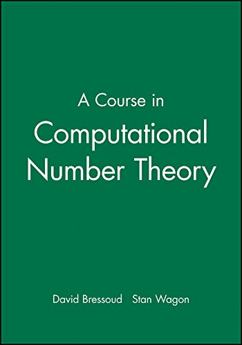 Imagen de archivo de A Course in Computational Number Theory Key Curriculum Press a la venta por PBShop.store UK