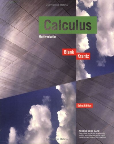 Imagen de archivo de Calculus Multivariable a la venta por ThriftBooks-Dallas
