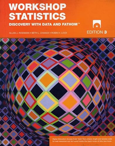 Stock image for Workshop Statistics: Discovery with Data and Fathom for sale by HPB-Red