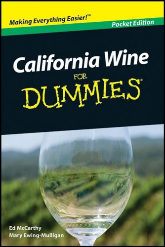 Beispielbild fr California Wine for Dummies, Pocket Edition (Paperback) zum Verkauf von Orion Tech