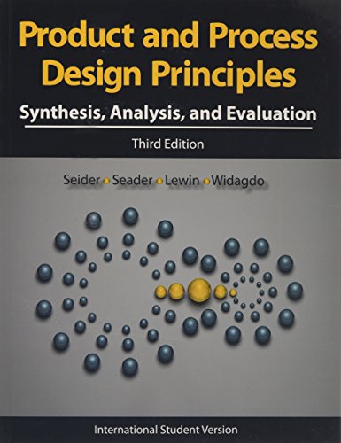 9780470414415: Product and Process Design Principles: Synthesis, Analysis and Design