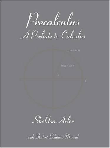 Beispielbild fr Precalculus: A Prelude to Calculus zum Verkauf von Nationwide_Text