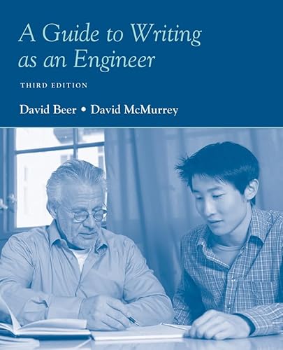 A Guide to Writing as an Engineer (9780470417010) by Beer, David F.; McMurrey, David A.