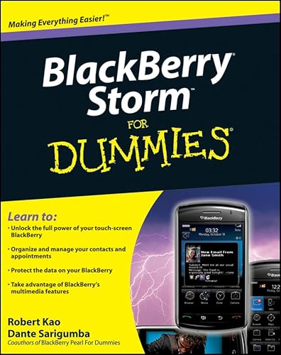 Imagen de archivo de BlackBerry Storm For Dummies a la venta por Wonder Book