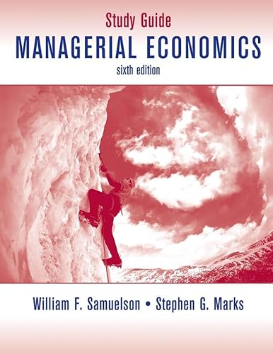 Imagen de archivo de Managerial Economics a la venta por ThriftBooks-Dallas