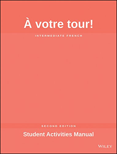 Stock image for Votre Tour, Student Activities Manual for sale by Ergodebooks