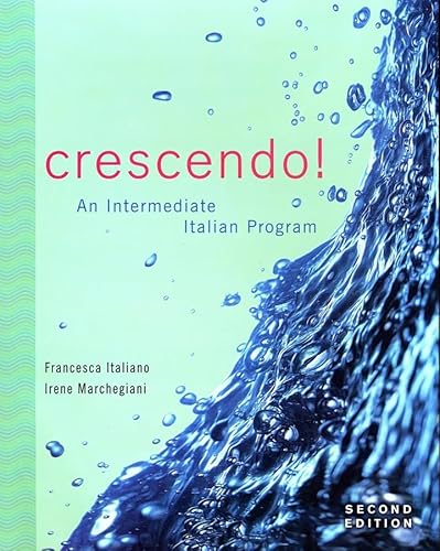 Imagen de archivo de Crescendo!: An Intermediate Italian Program with Text Audio CD a la venta por Wonder Book