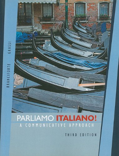 Beispielbild fr Parliamo italiano!: A Communicative Approach zum Verkauf von Cronus Books