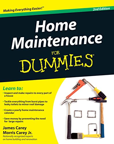 9780470430637: Home Maintenance For Dummies, 2nd Edition