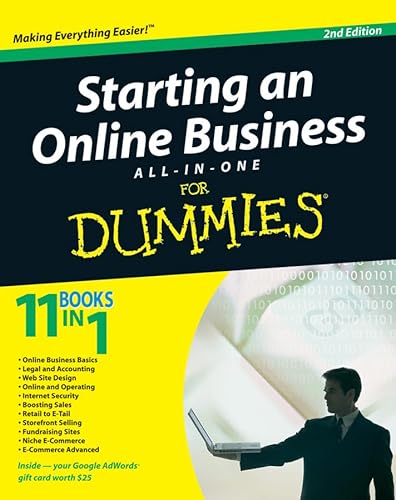 Imagen de archivo de Starting an Online Business All-in-One Desk Reference For Dummies a la venta por BookHolders