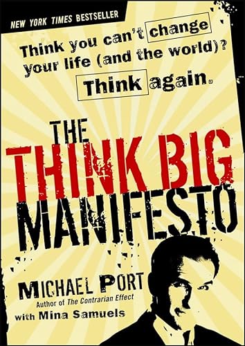 Imagen de archivo de The Think Big Manifesto: Think You Can't Change Your Life (and the World)? Think Again a la venta por Wonder Book
