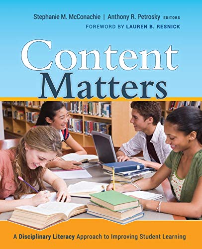 Stock image for Content Matters: A Disciplinary Literacy Approach to Improving Student Learning for sale by Your Online Bookstore